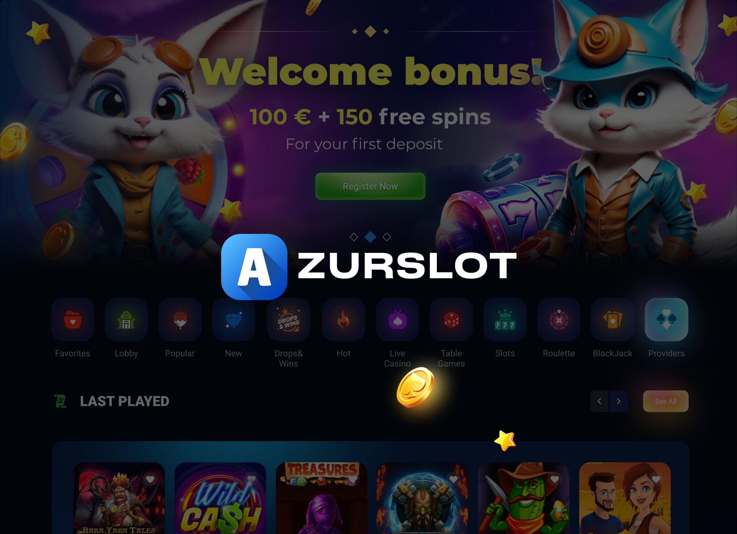 Azur Slot Velkomstbonus